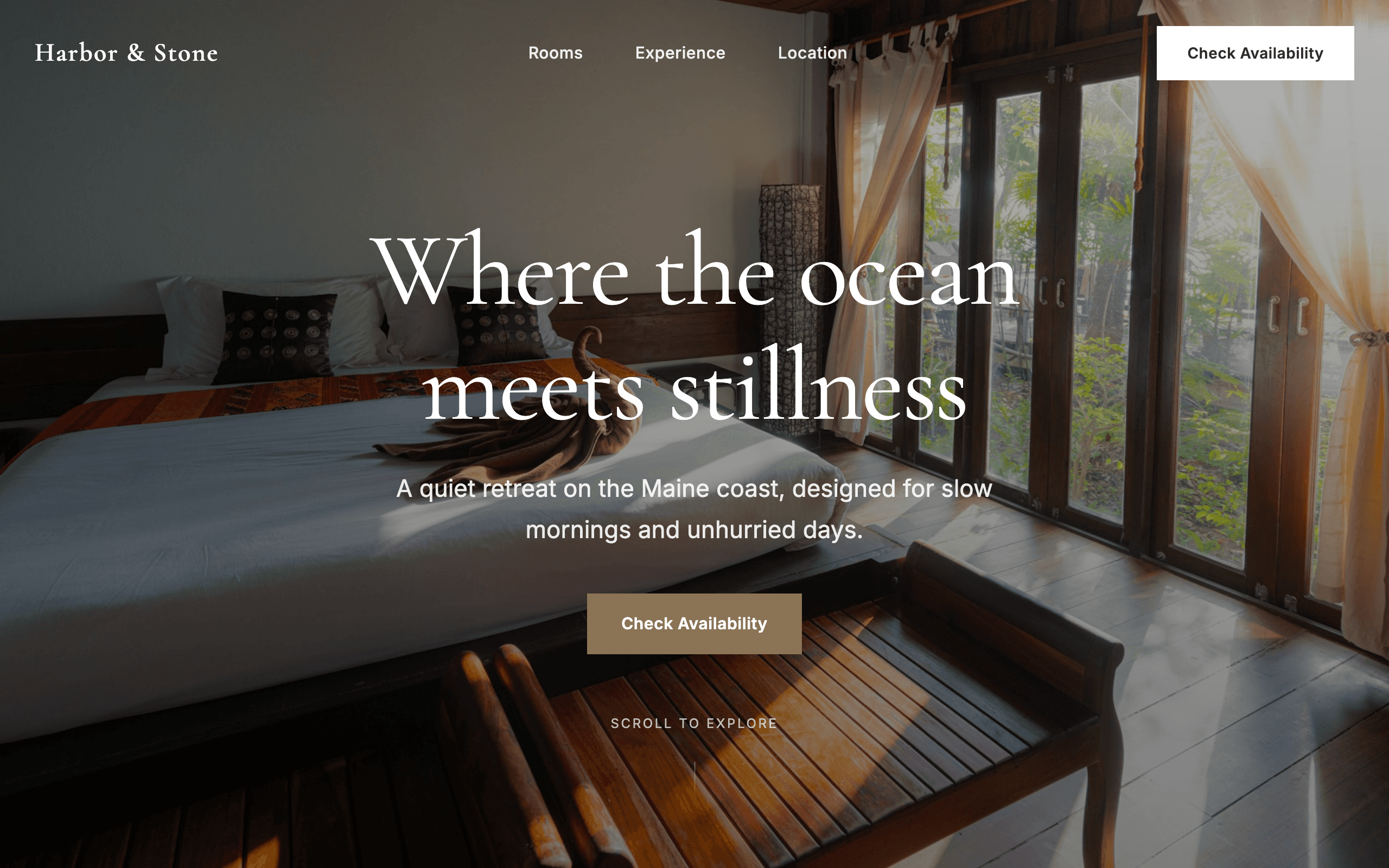 Harbor & Stone website screenshot