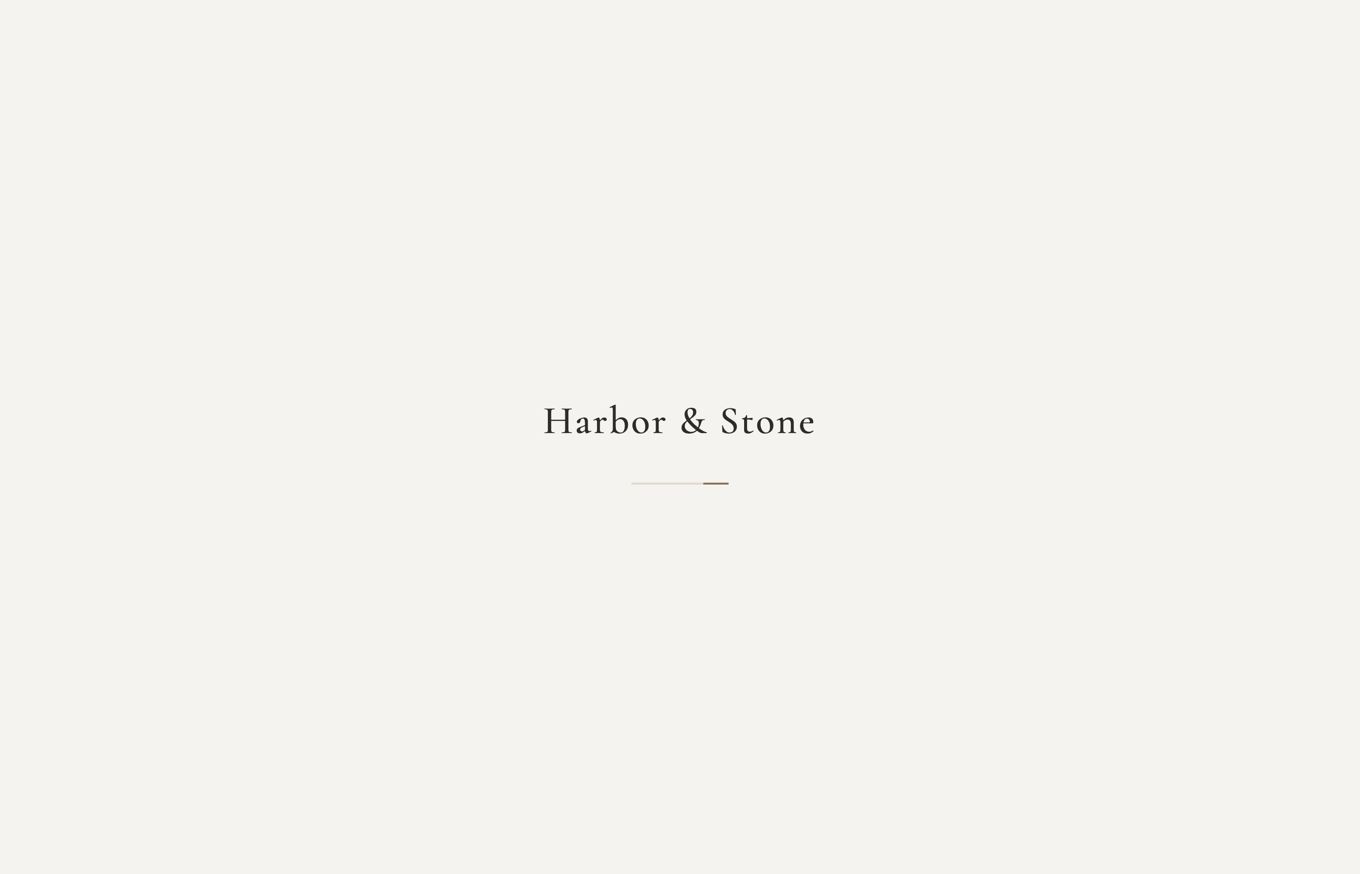 Harbor & Stone